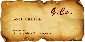 Göbl Csilla névjegykártya